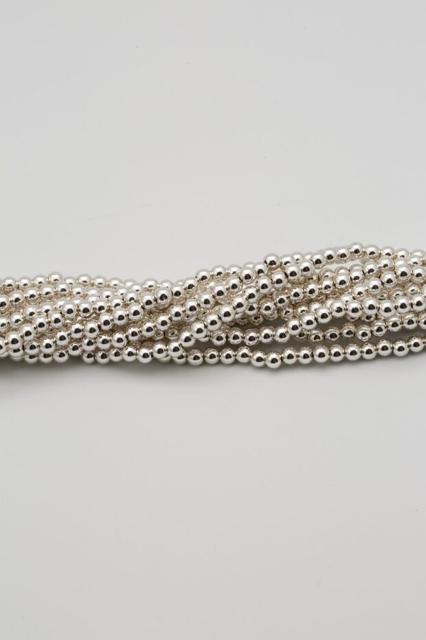 Metallic Silver Pearls (2.5mm-02.5)