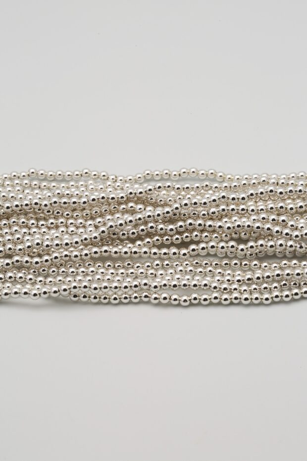Metallic Silver Pearls (2.5mm-02.5) - Image 2