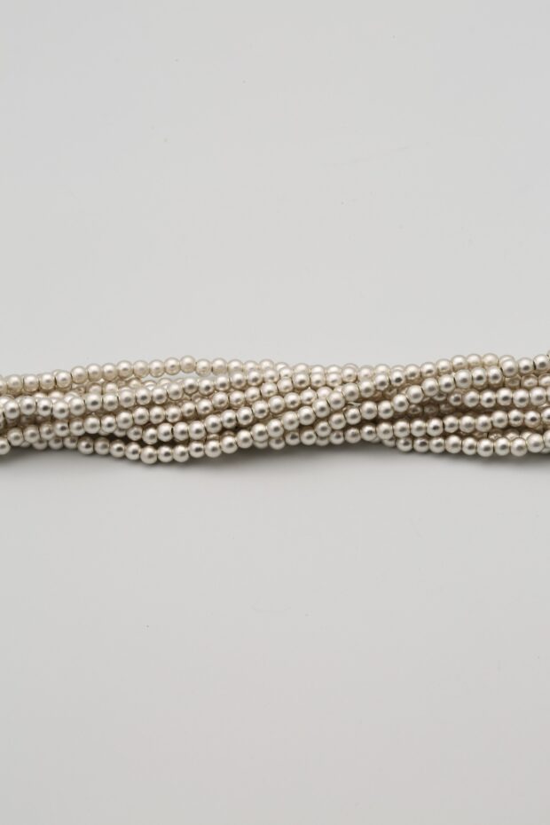 Matte Silver Pearls (2.5mm-02.5) - Image 3