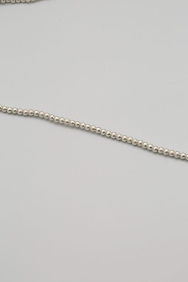 Matte Silver Pearls (2.5mm-02.5) - Image 2