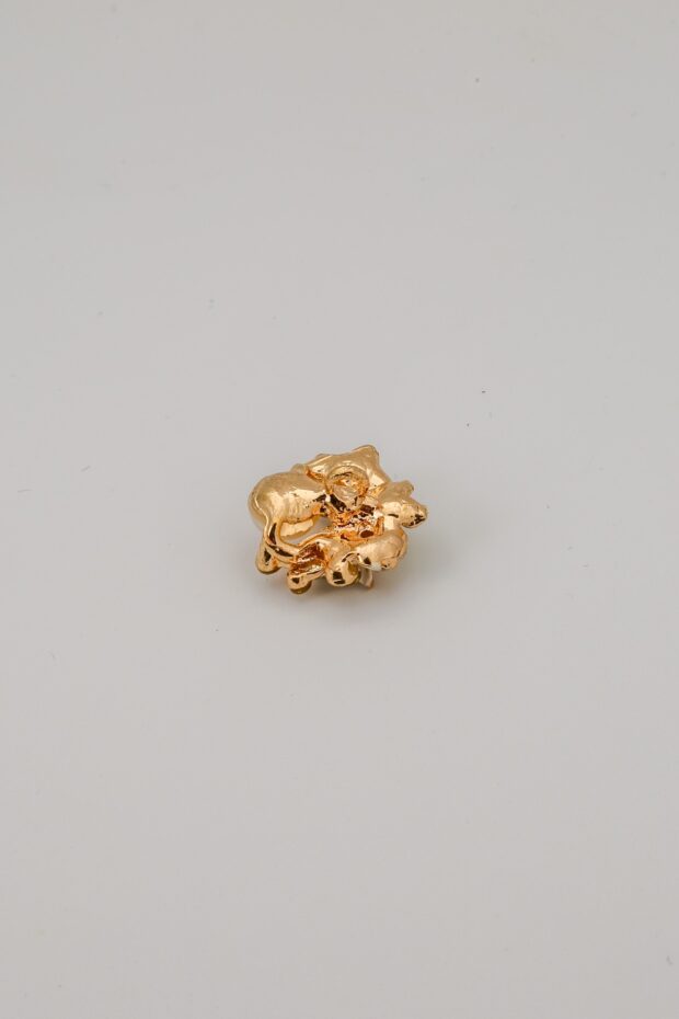 Clear Ivory Rhinestone Button (Limited Stock) - Image 2